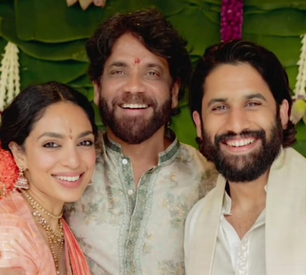 नागा चैतन्य ने शोभित धुलिपाला से की सगाई, पिता नागार्जुन ने शोशल मीडिया पर शेयर की तस्वीरें