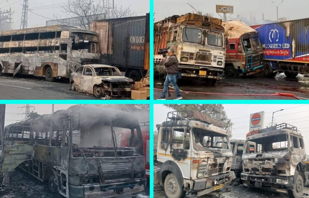 जयपुर गैस टैंकर हादसे में 11 की मौत और कई लोग बुरी तरह से जले